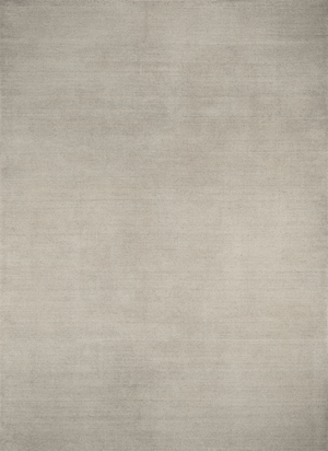 Massimo Earth Natural Silver Grey wool rug, top view