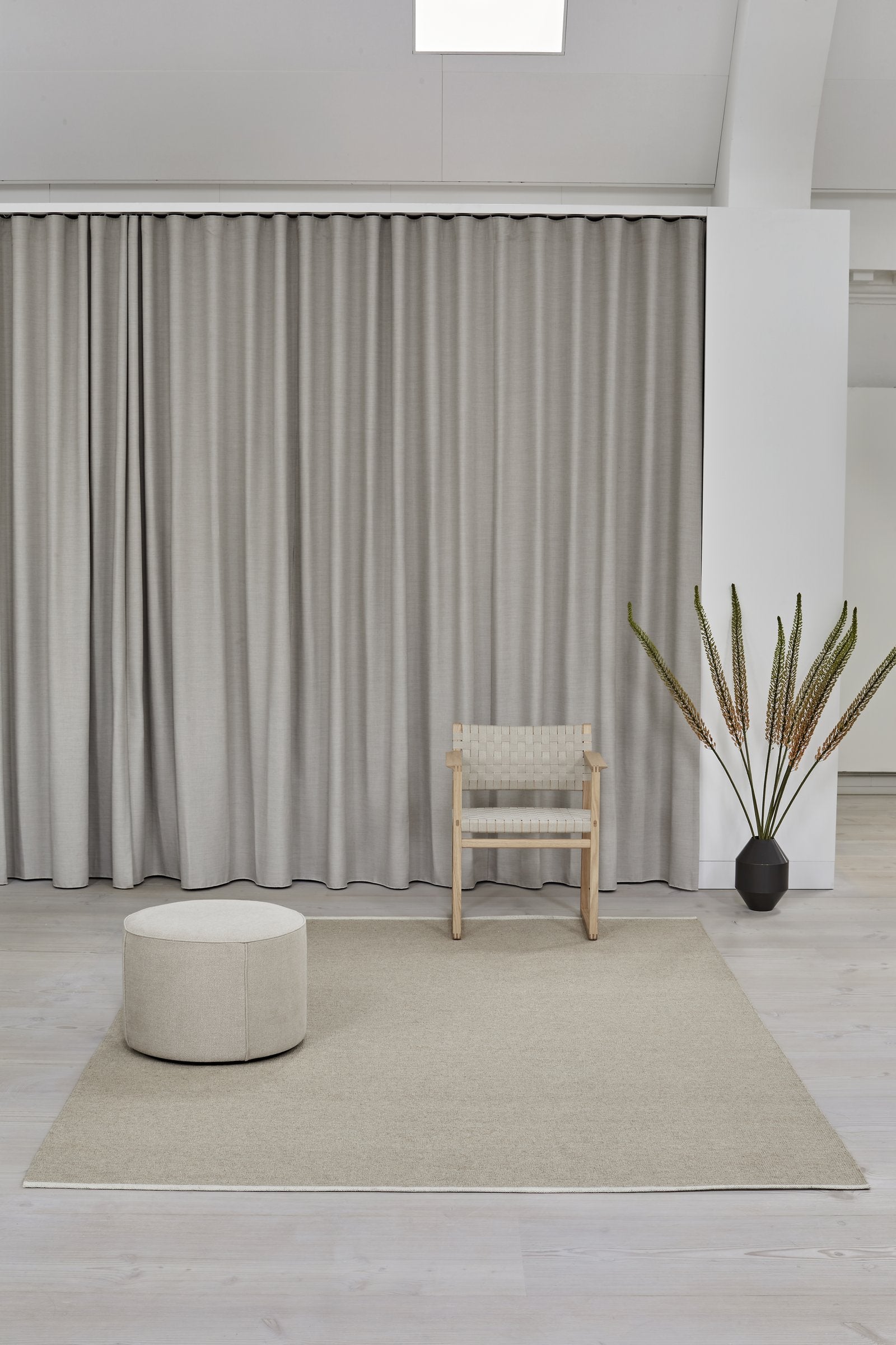 Massimo Escape Kelim Light Beige tapis plat, dans un intérieur
