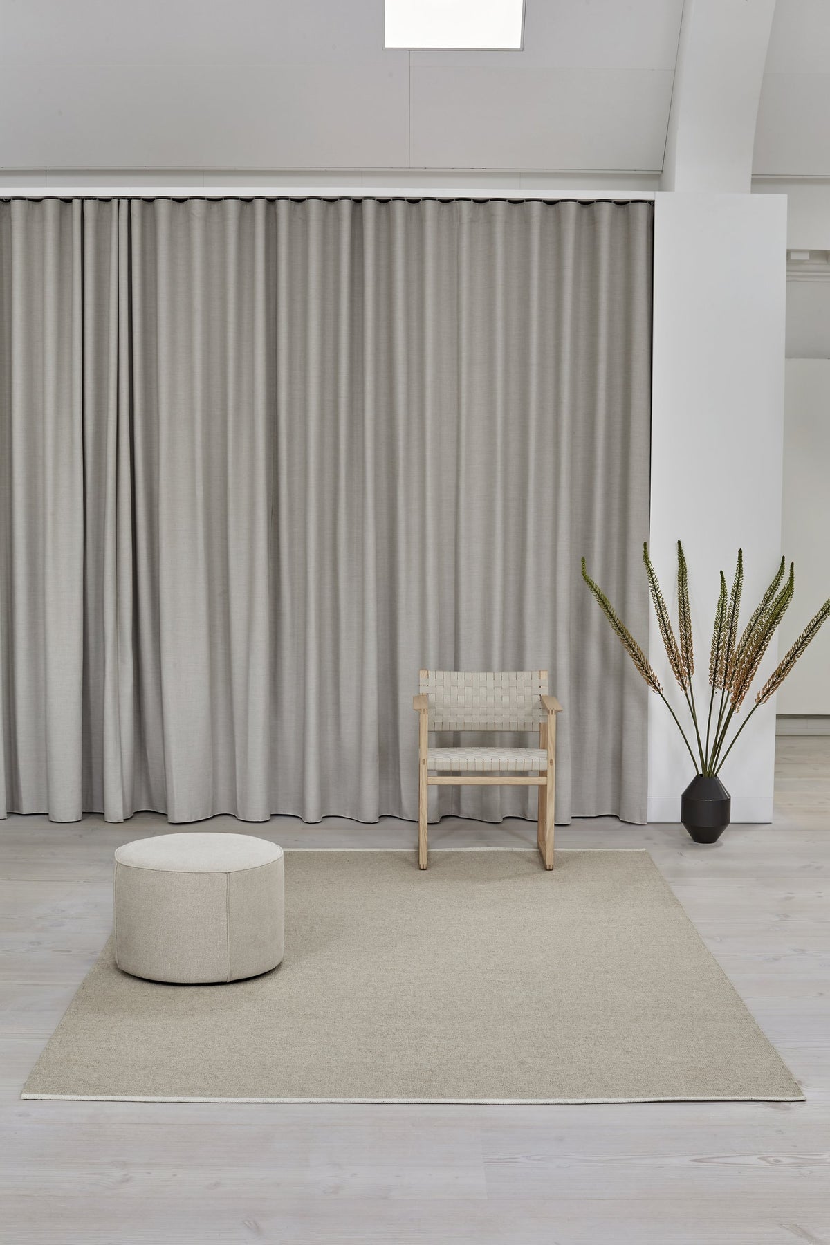 Massimo Escape Kelim Light Beige tapis plat, dans un intérieur