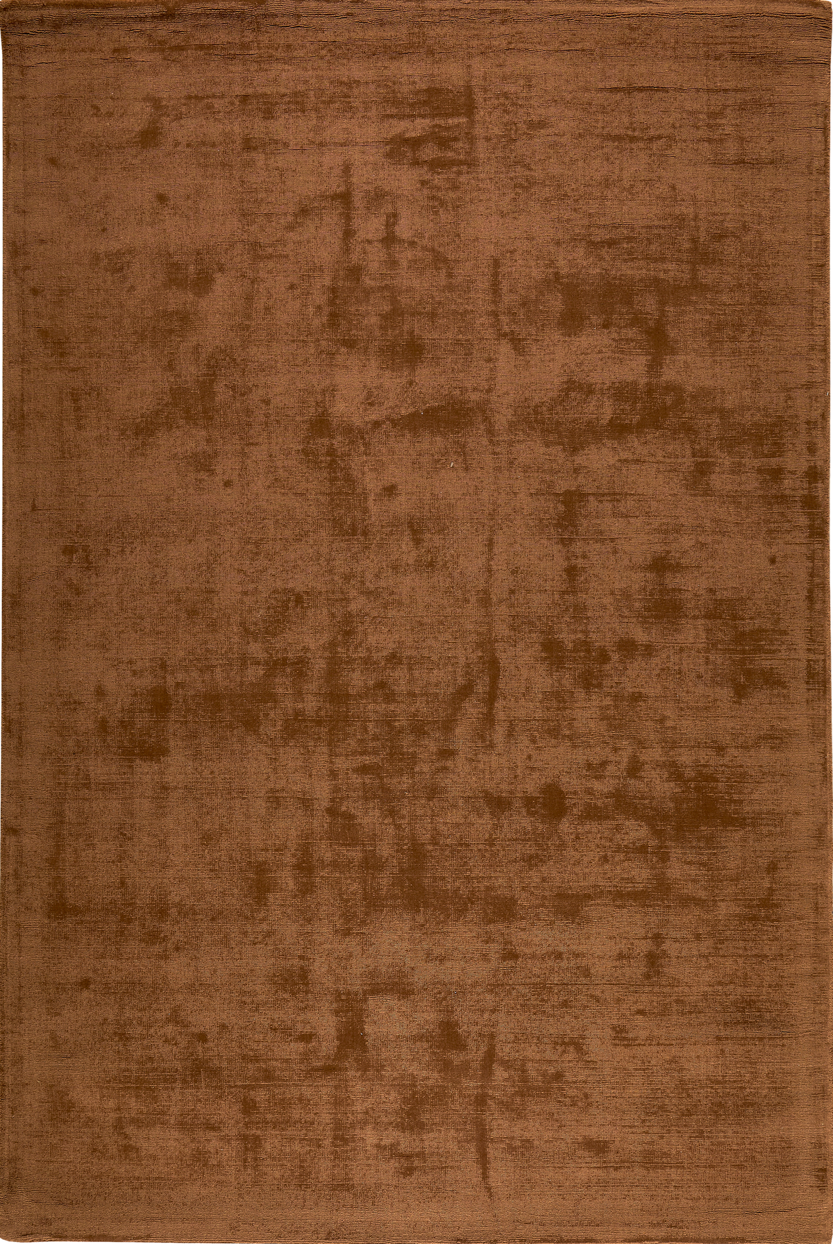 Massimo Karma Wool Dark Oak cognac rug, top view