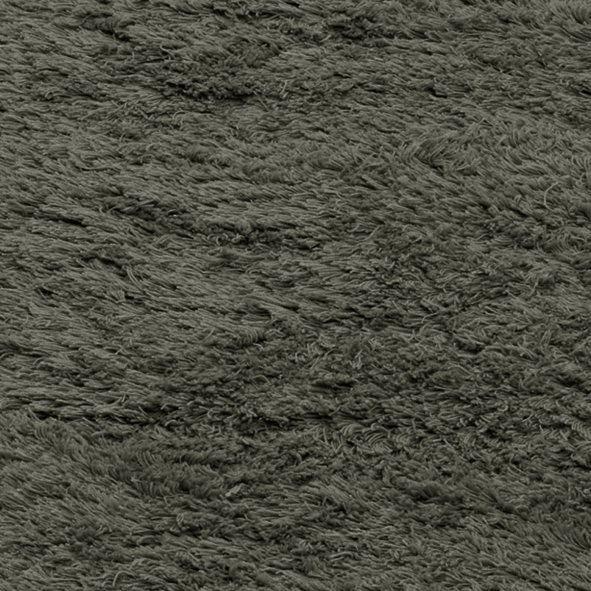 Massimo Rya Charcoal high pile wool rug, detail of the long pile
