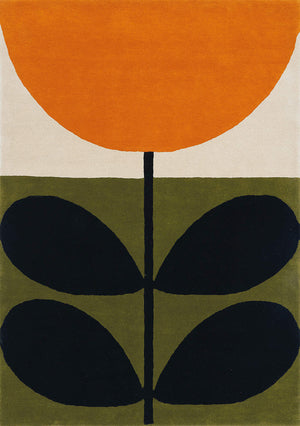 Orla Kiely | Stem Black 059803 | Carpet | Online Tapijten